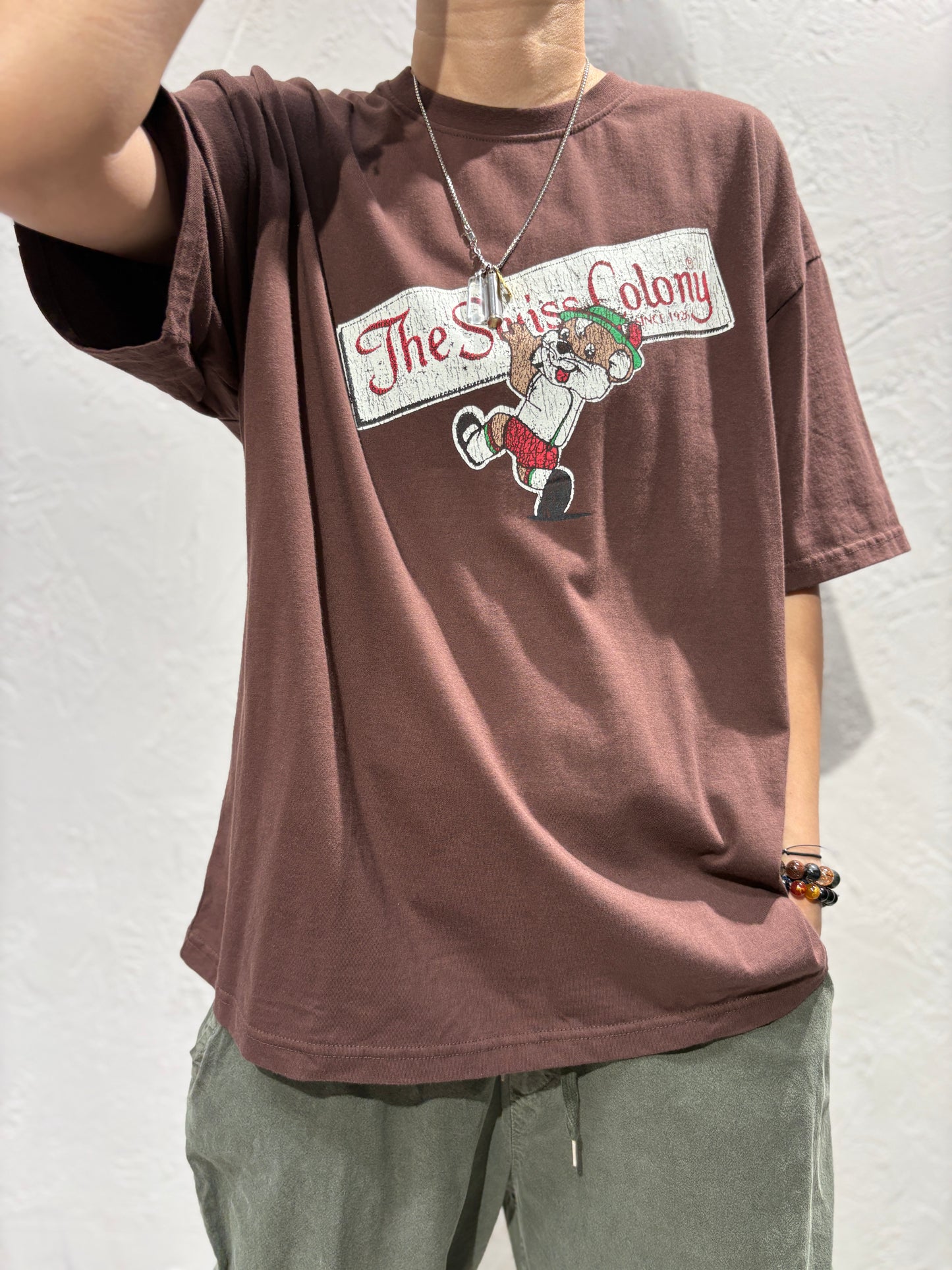 Cartoon Print T-shirt