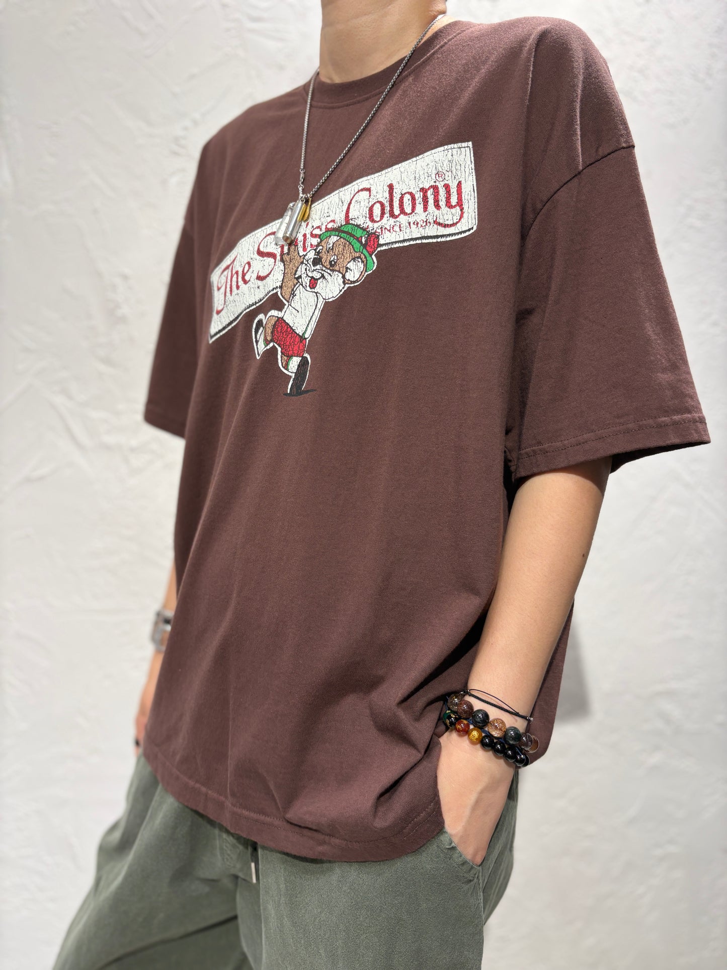 Cartoon Print T-shirt