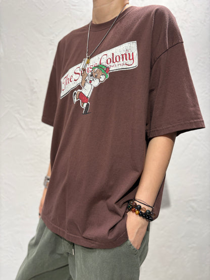 Cartoon Print T-shirt
