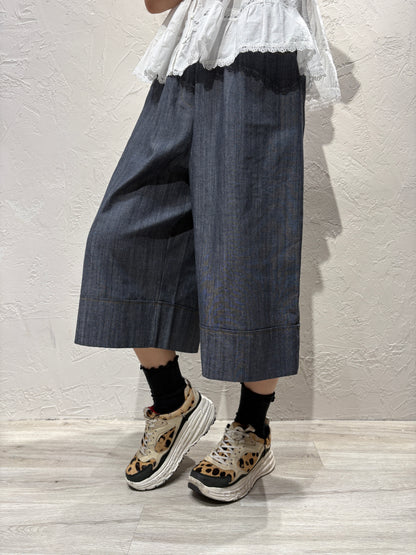 Denim Knee Shorts