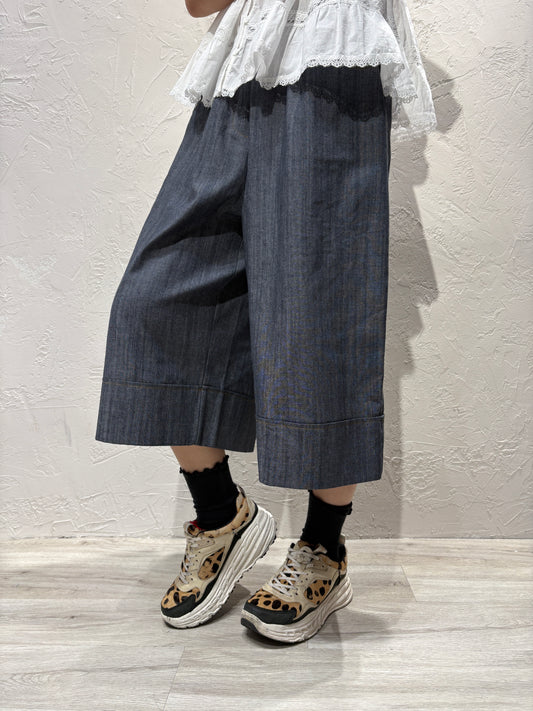 Denim Knee Shorts