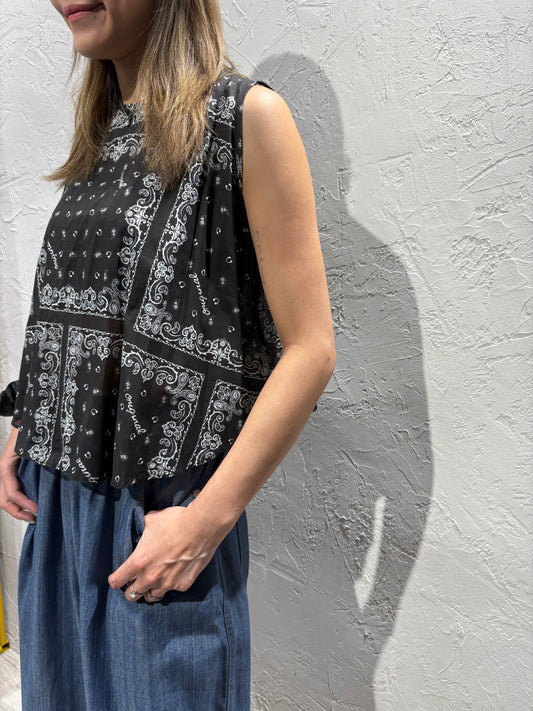 Paisley Pattern Vest Top