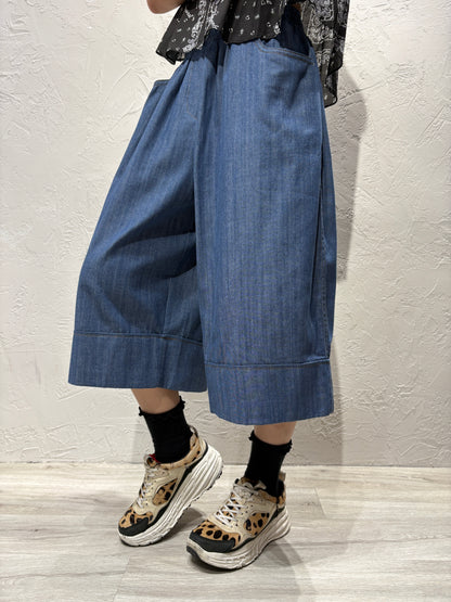 Denim Knee Shorts