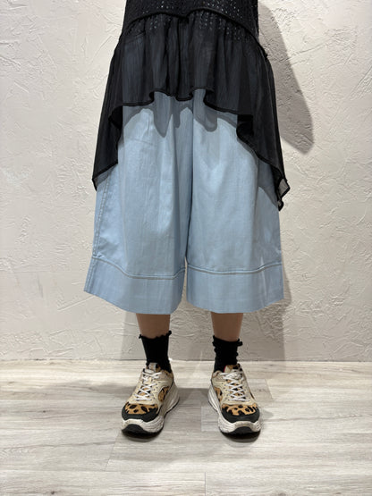 Denim Knee Shorts