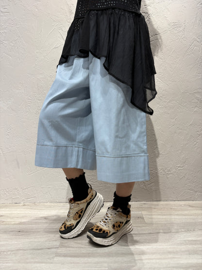 Denim Knee Shorts