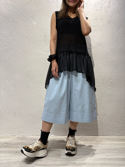 Emboridery Lace Vest Top