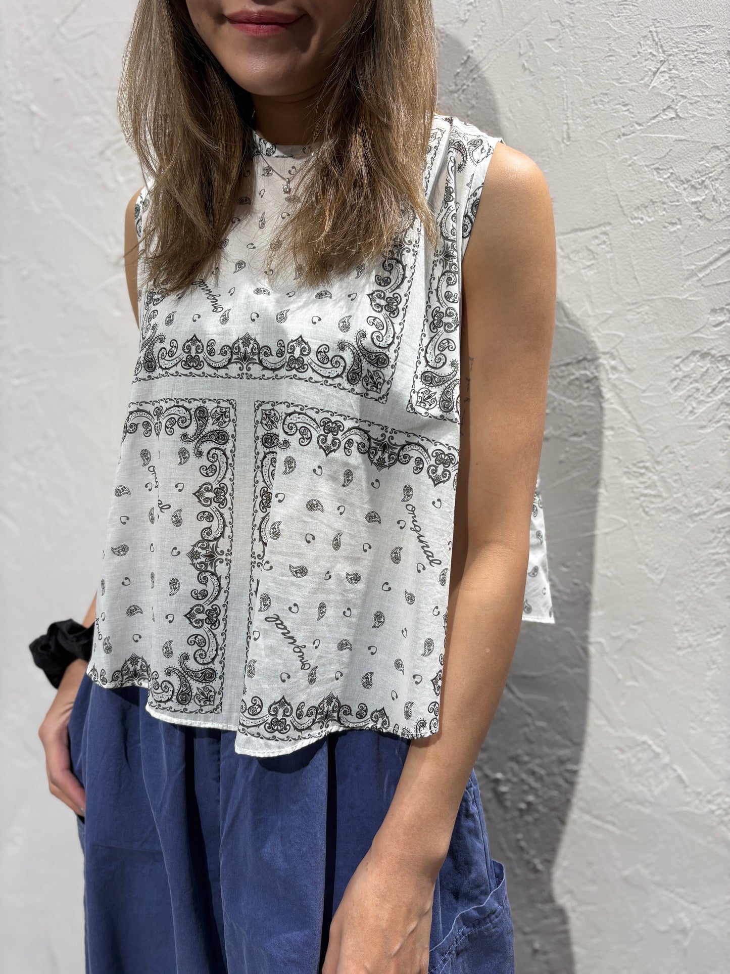 Paisley Pattern Vest Top