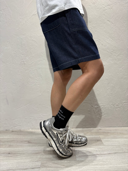 Denim Line Shorts