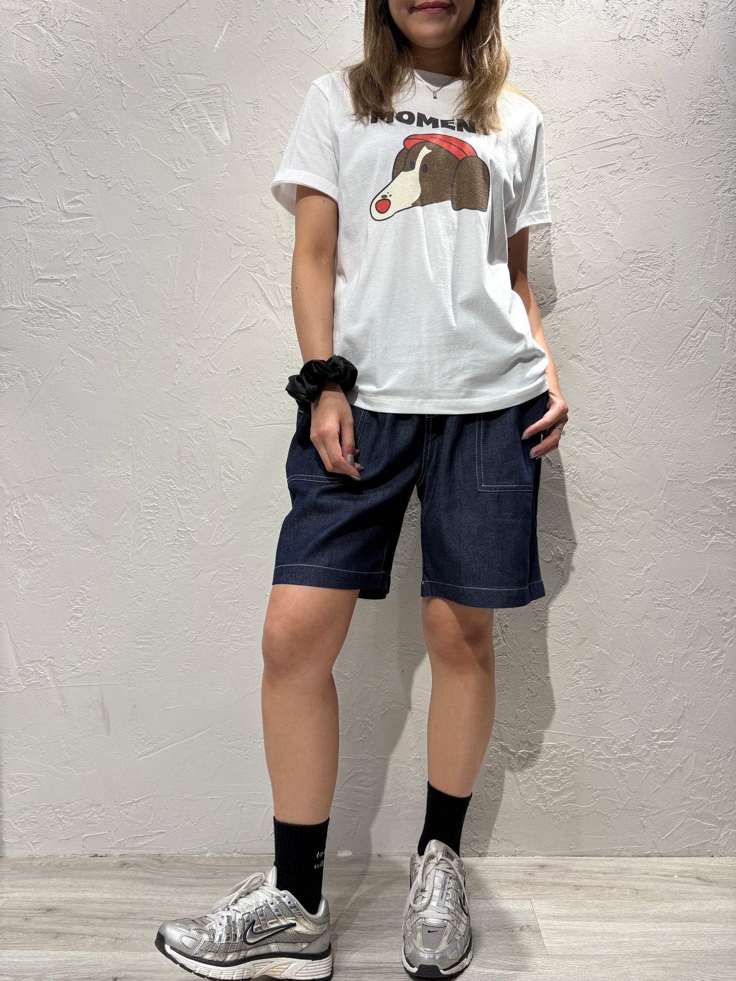 Denim Line Shorts