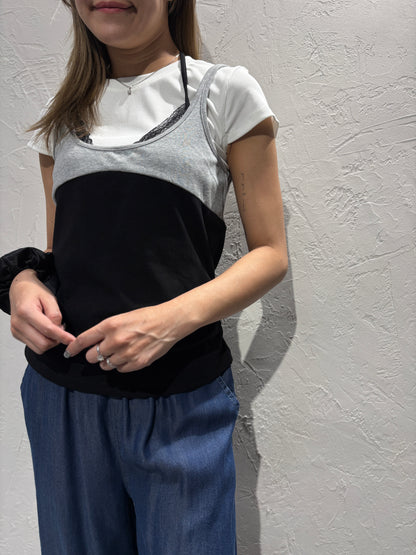 Layer Lace Vest Top