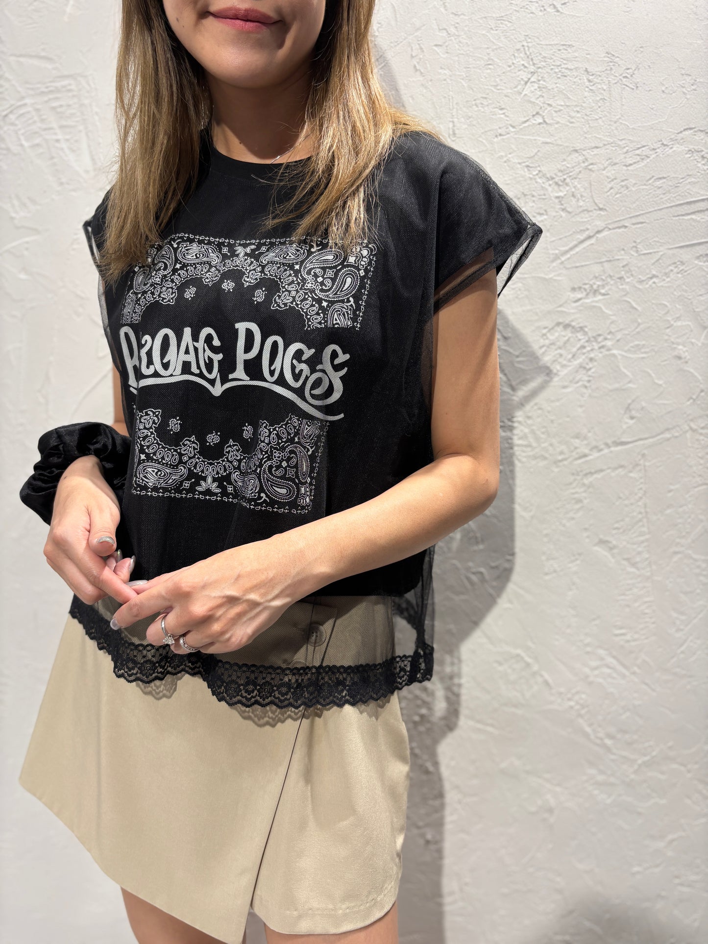 Lace Layer Vest Top