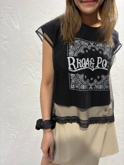 Lace Layer Vest Top