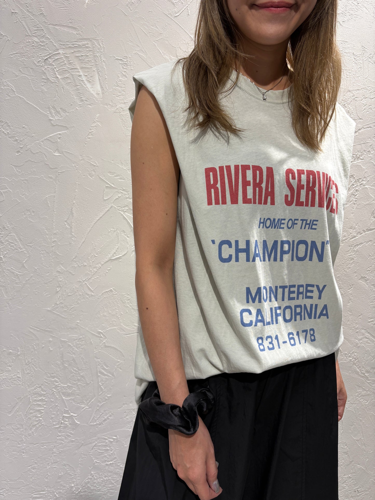 Text Vest Tank Top