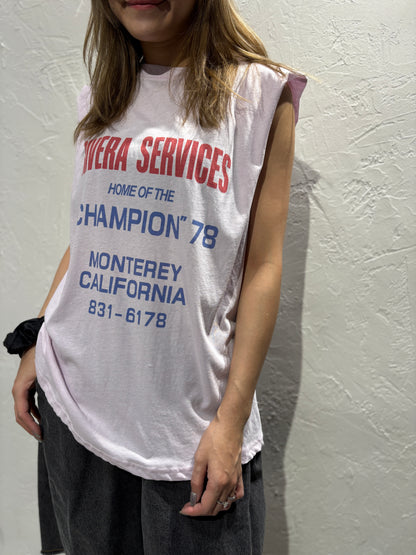Text Vest Tank Top