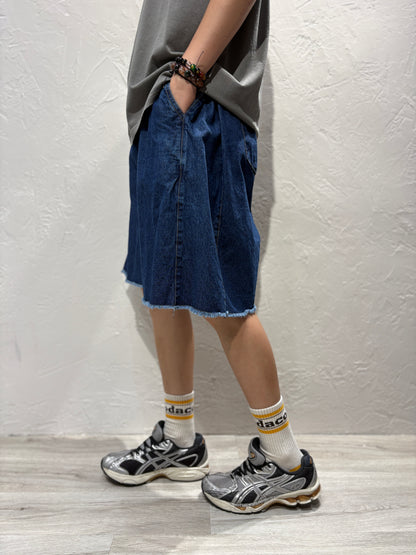 Stylish Cut Denim Shorts