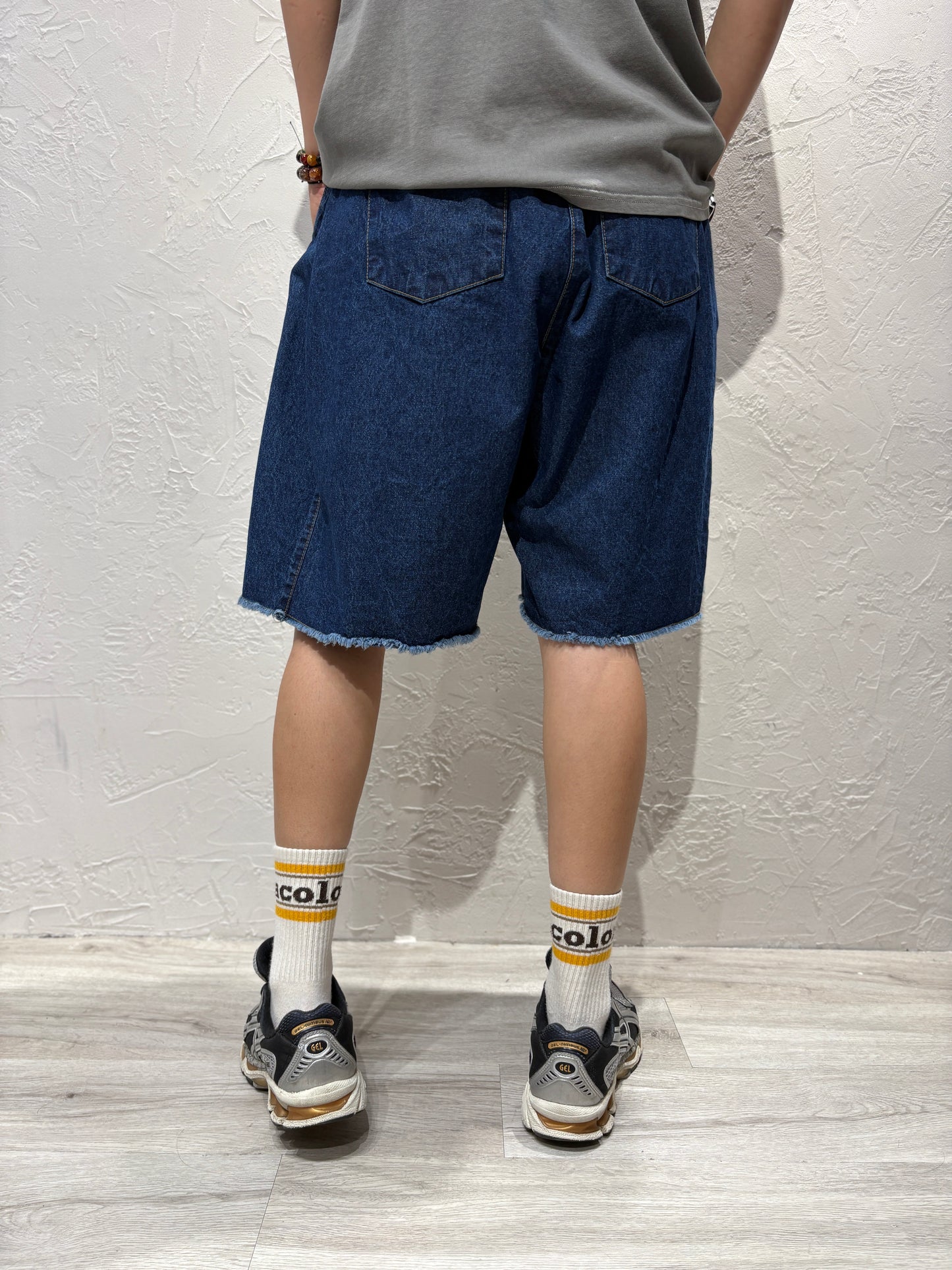Stylish Cut Denim Shorts