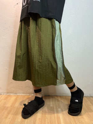 Zip Plain Color Skirt