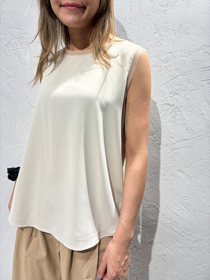 Lace Collar Sleeves Vest