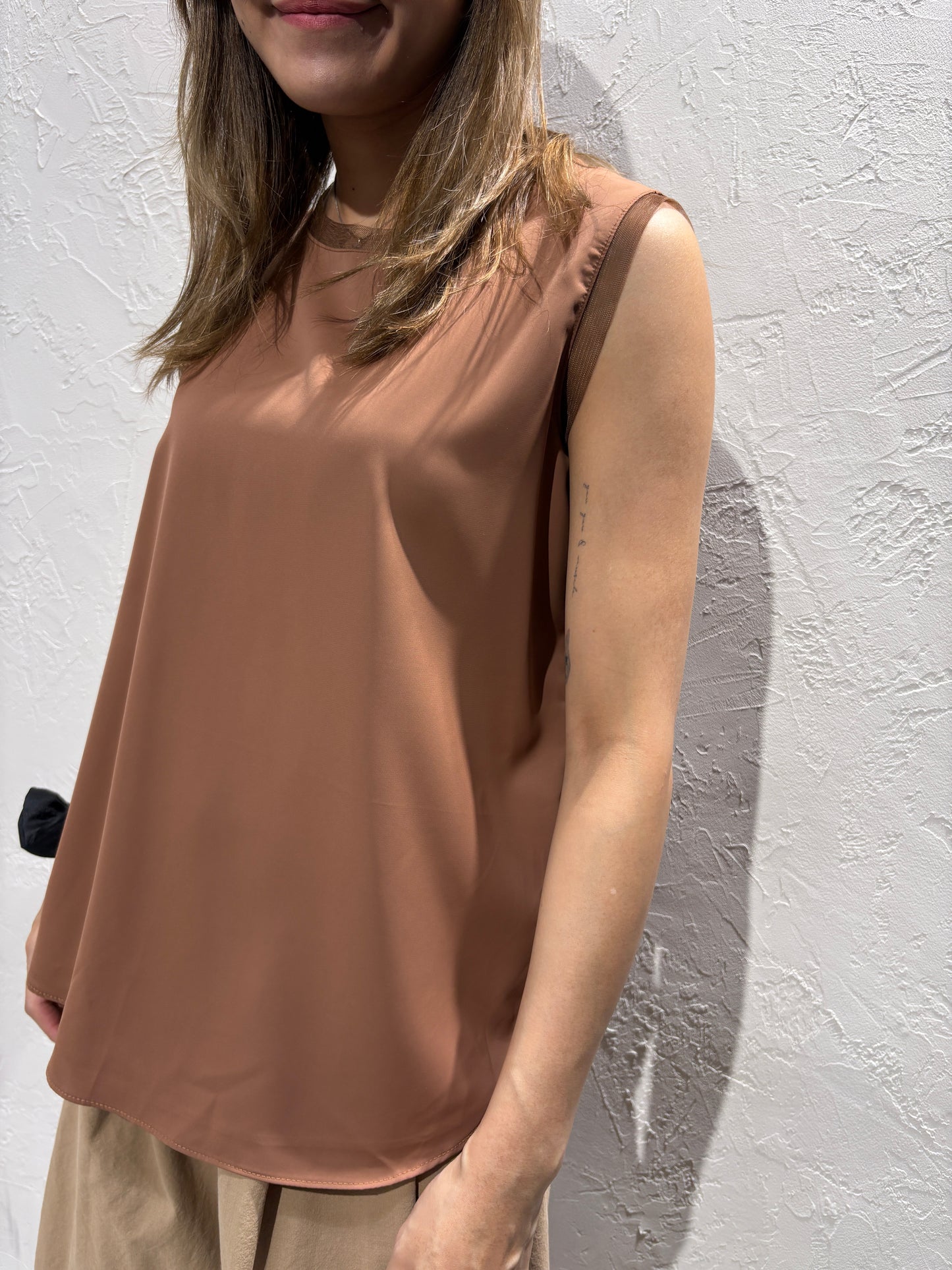 Lace Collar Sleeves Vest