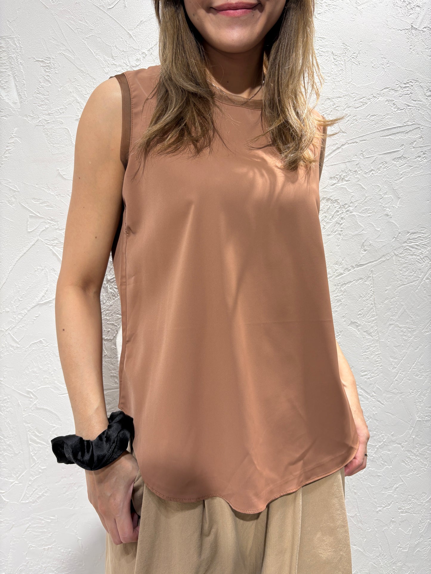 Lace Collar Sleeves Vest