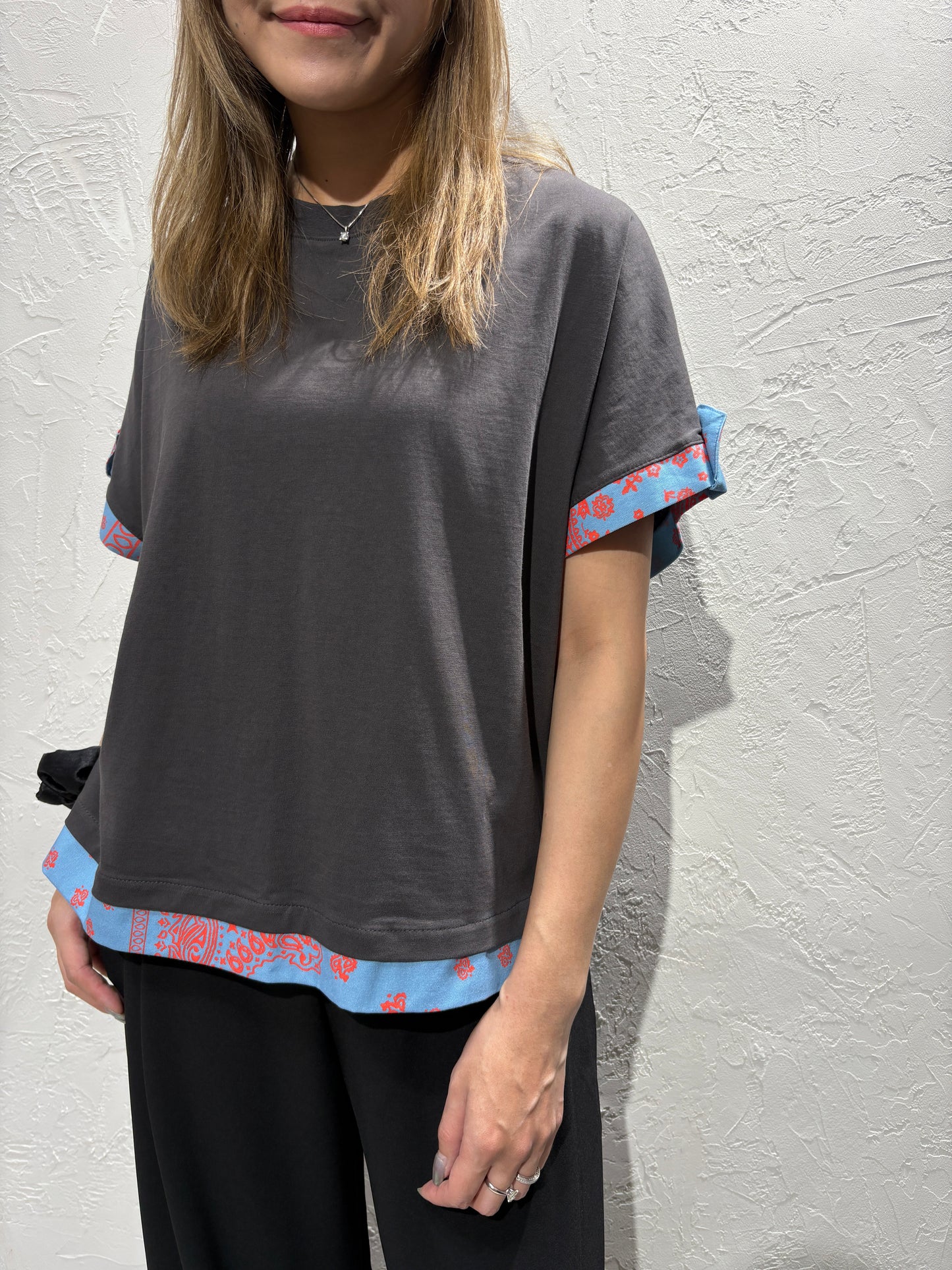 Pattern Plain Top