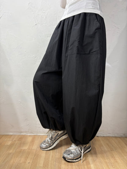 Bubble Wide Legs Pants