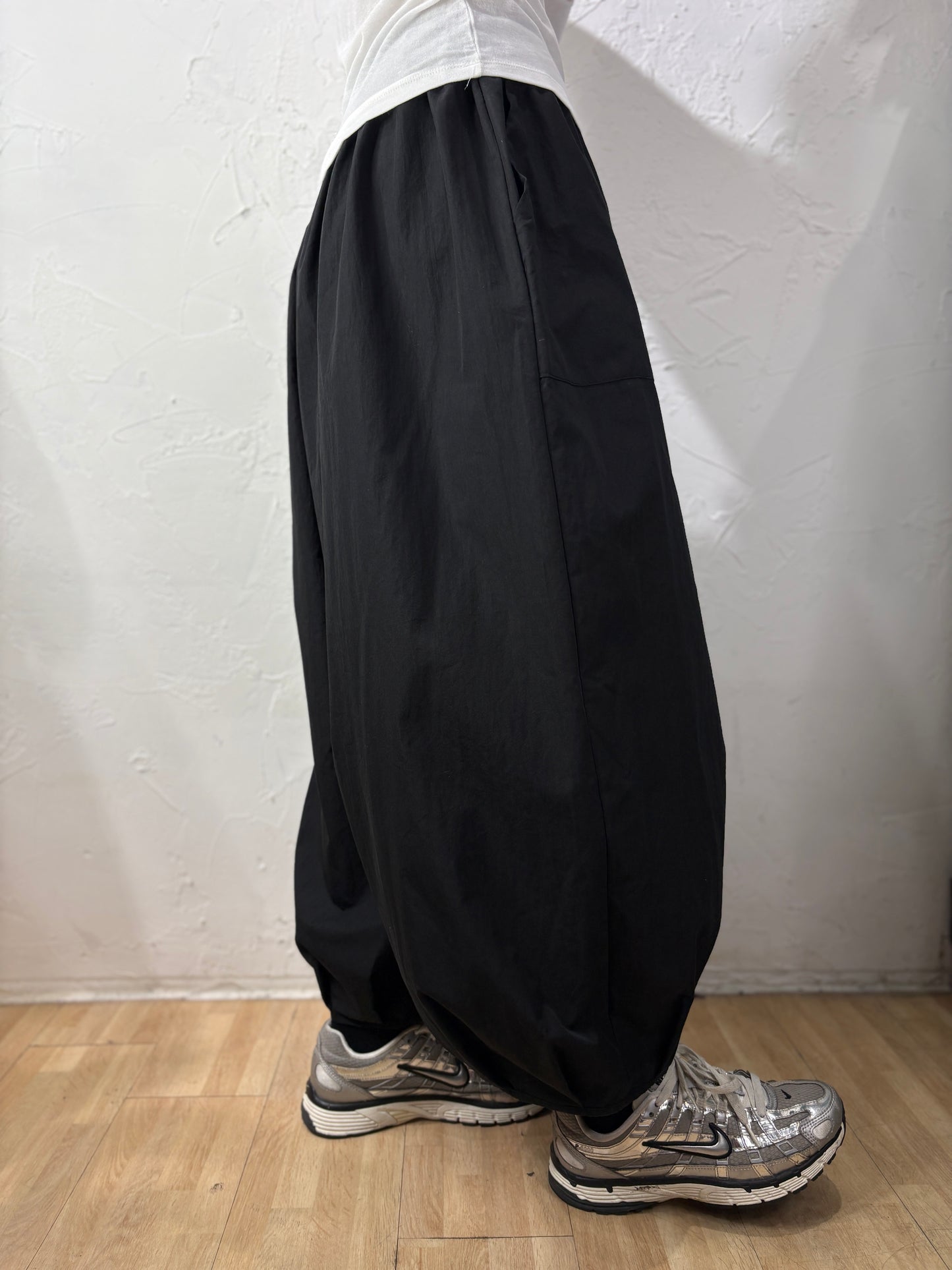Bubble Wide Legs Pants