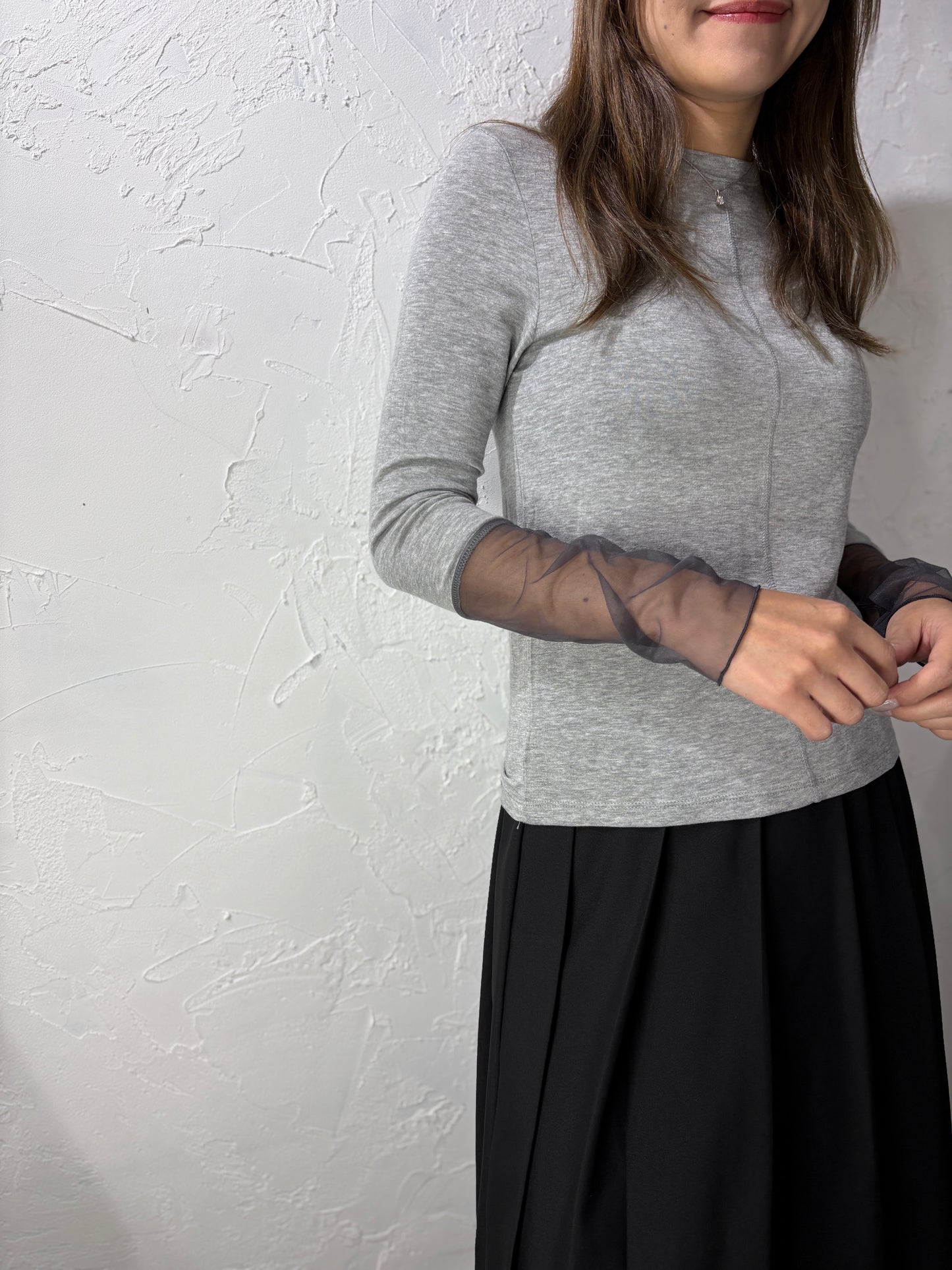 Lace Sleeves Top
