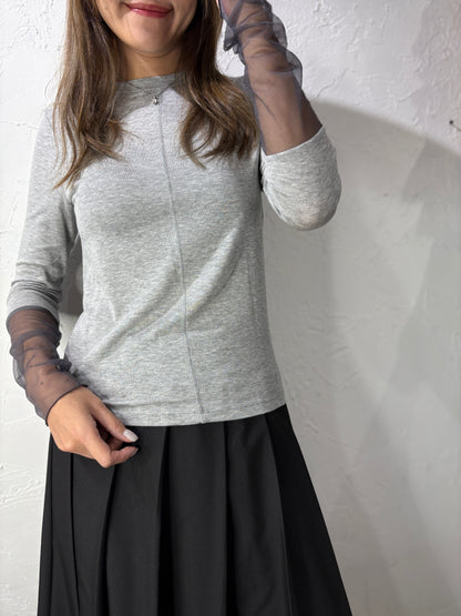 Lace Sleeves Top