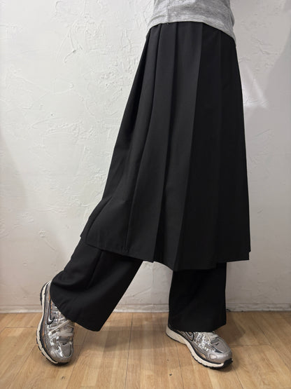 2-Layer Skirt-like Pants