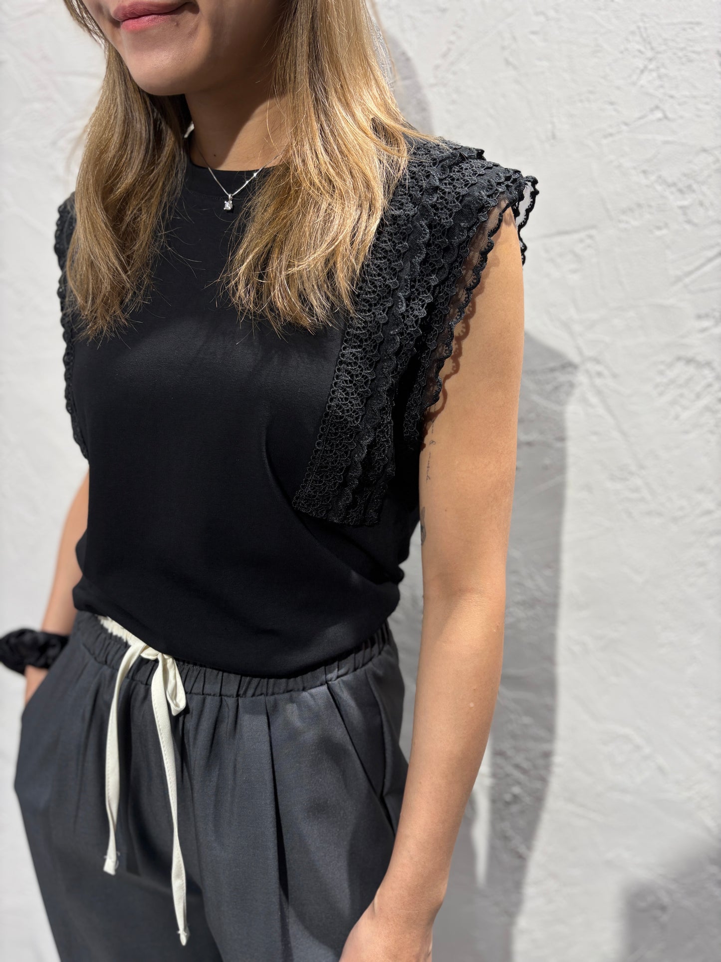 Embroidery Vest Top