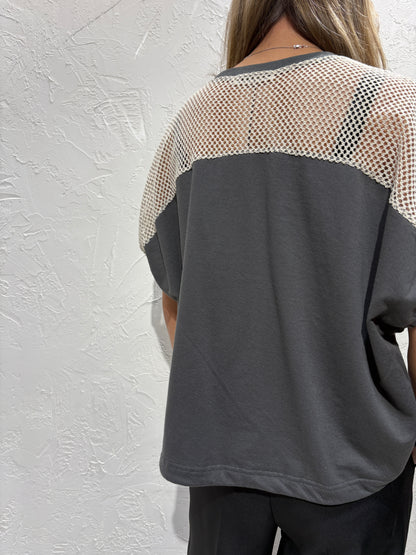 Emboridery 2-Tone Top
