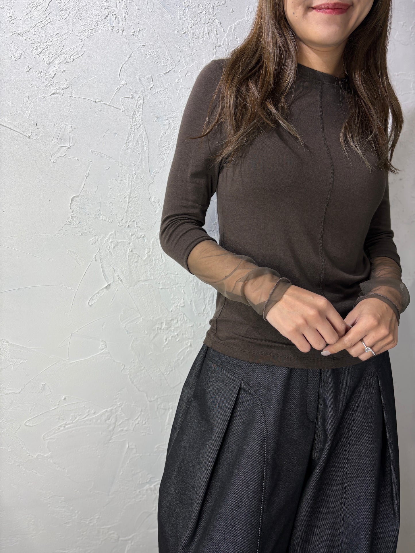 Lace Sleeves Top