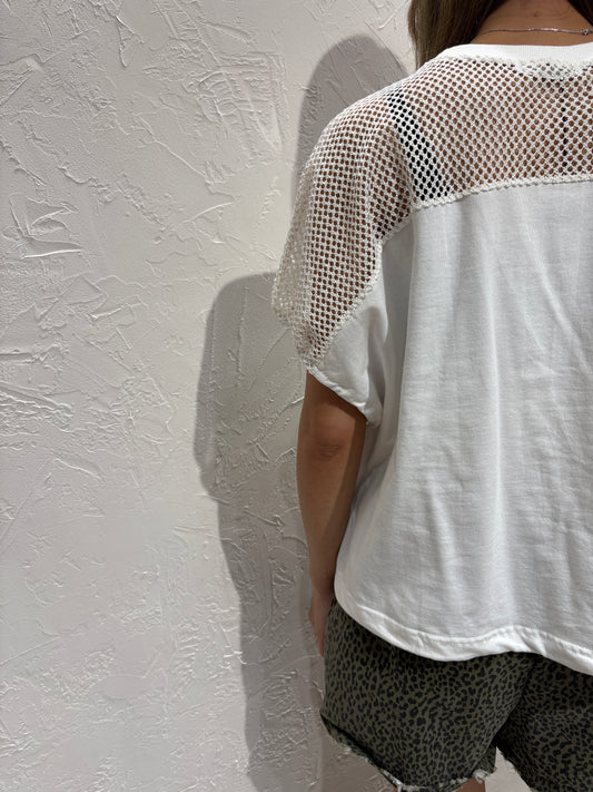 Emboridery 2-Tone Top