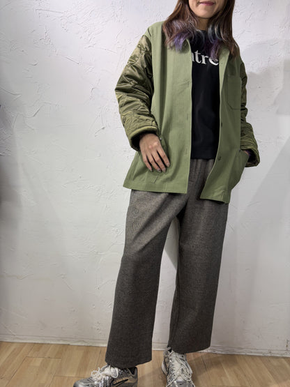 混合材質夾克