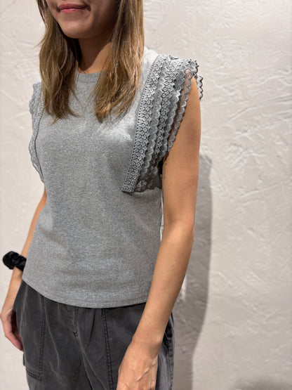 Embroidery Vest Top
