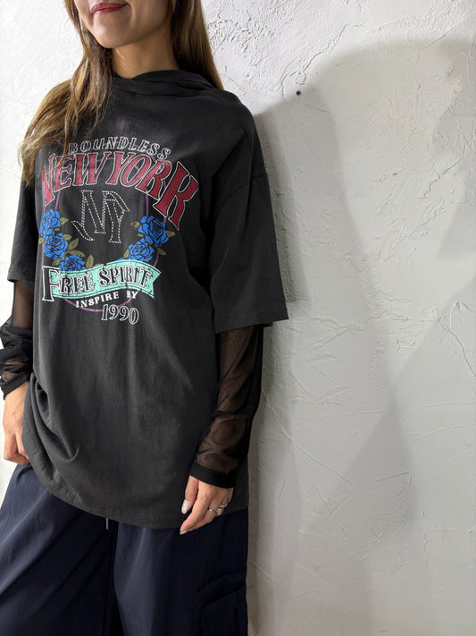 Lace Sleeves Hoodie