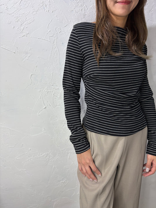 Stripes Long Sleeves Top