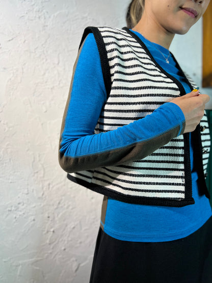 Stripes Knit Vest