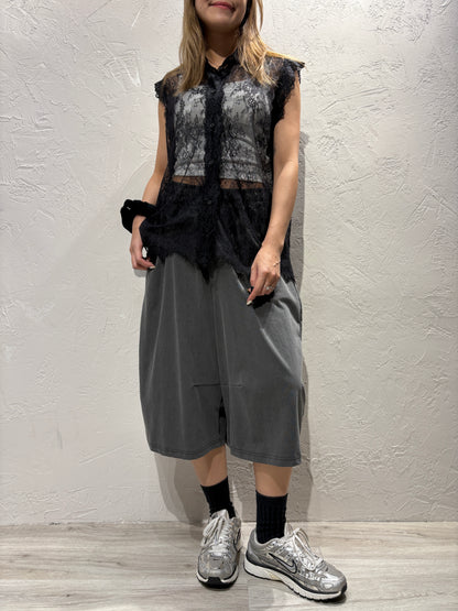 Lace See Through Vest