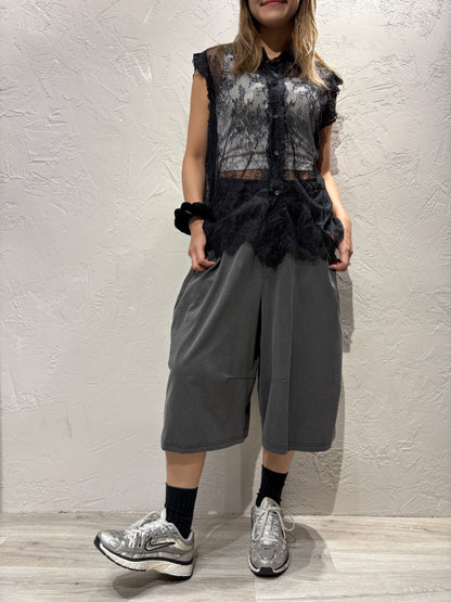Lace See Through Vest