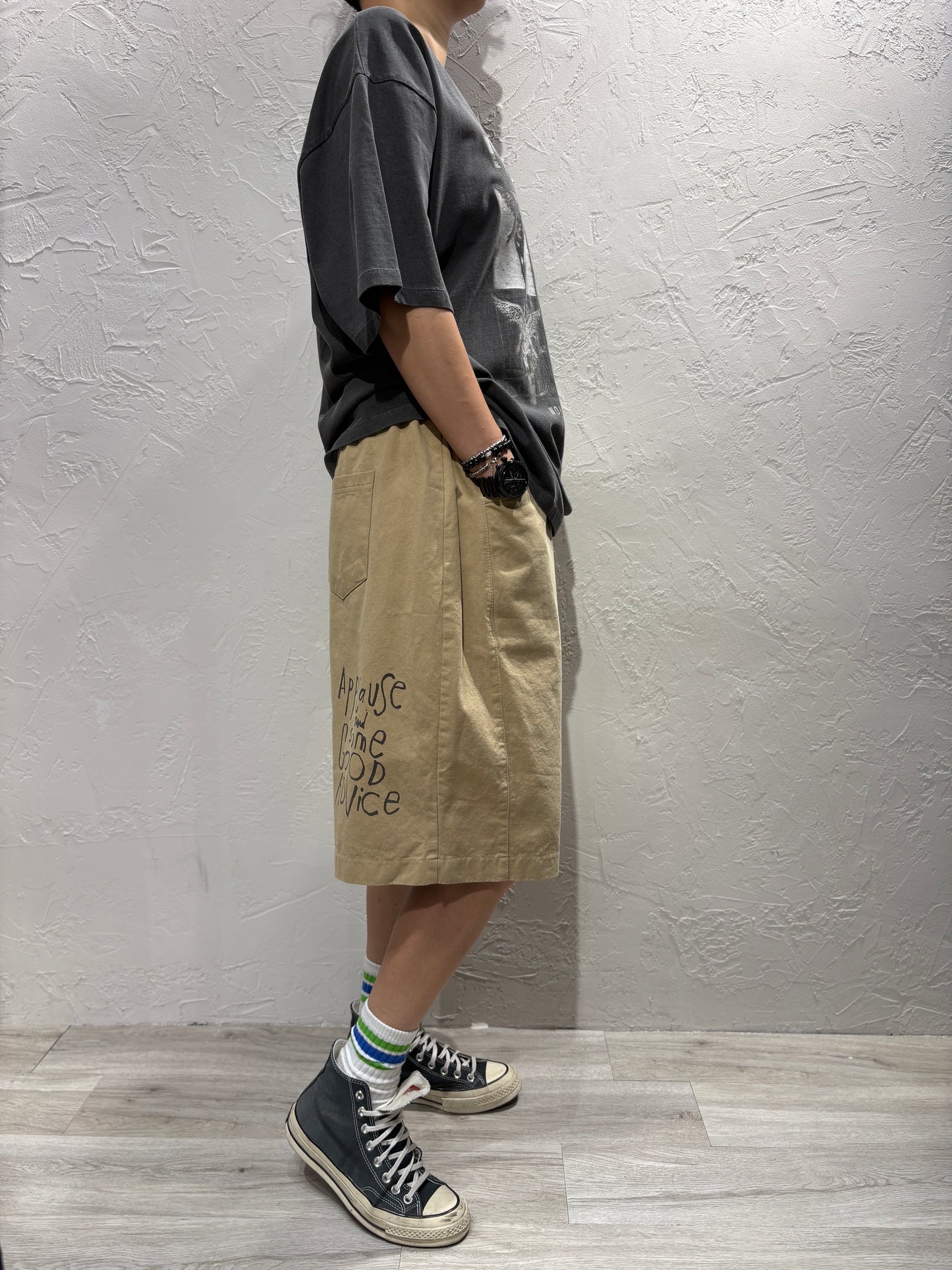 Back Graphic Shorts