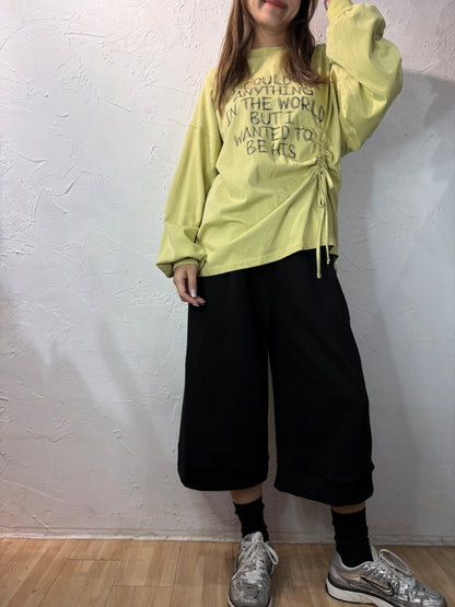 Ribbon Long Sleeves Top