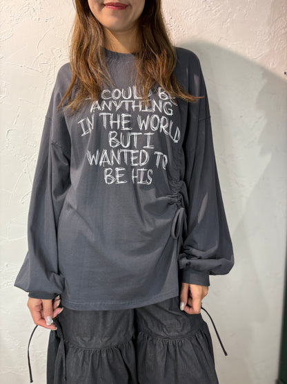 Ribbon Long Sleeves Top
