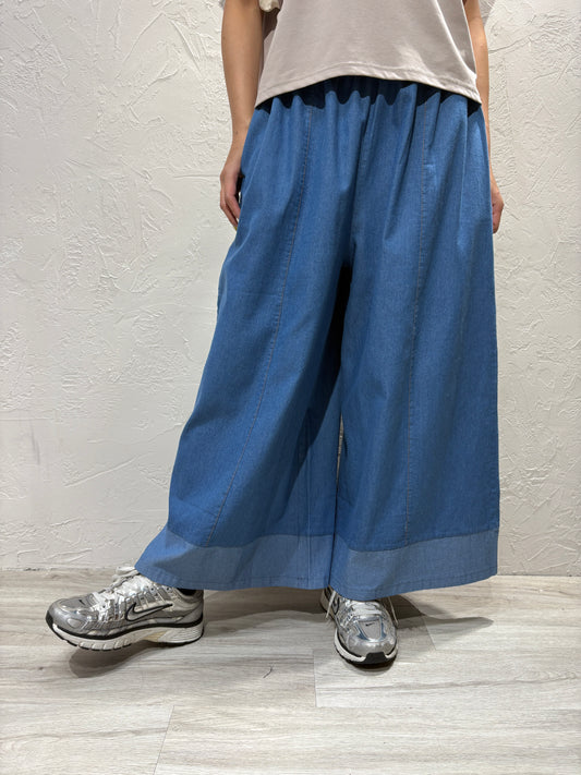 Two-tone Color Jeans