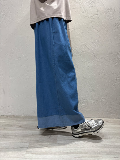 Two-tone Color Jeans