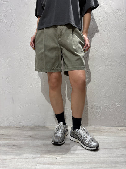 Zip Denim Shorts
