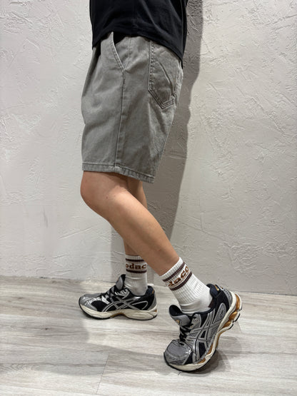 Zip Denim Shorts