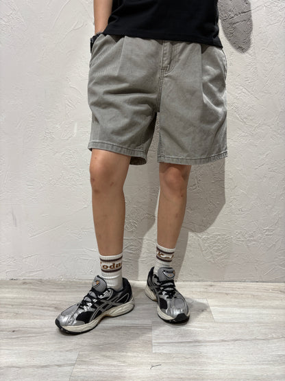 Zip Denim Shorts