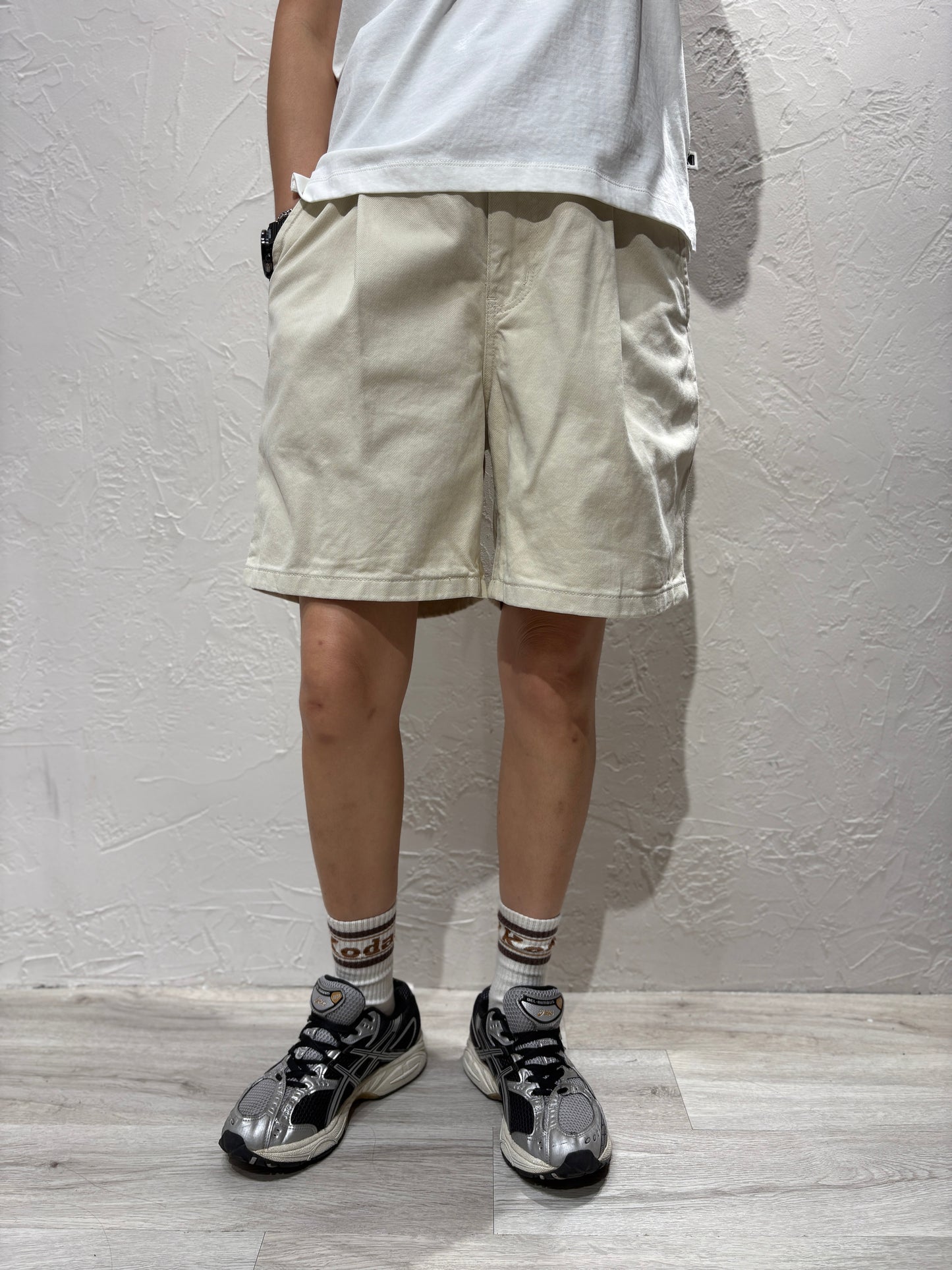 Zip Denim Shorts